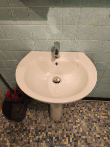 Photo de galerie - Remplacement de lavabo avec robinet 