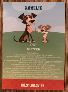 Photo de galerie - Garde animaux