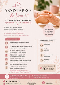 Photo de galerie - J’aide les particuliers et seniors dans les tâches au quotidien