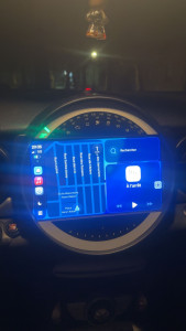 Photo de galerie - Installation carplay sur une mini one 