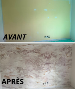 Photo de galerie - Peinture - Tapisserie