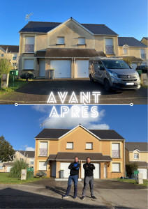 Photo de galerie - Traitement toiture + façade