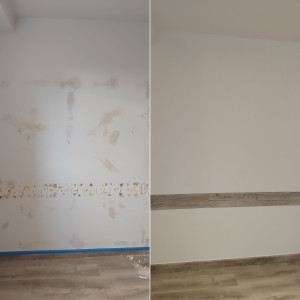 Photo de galerie - Rénovation d'un mur intérieur.