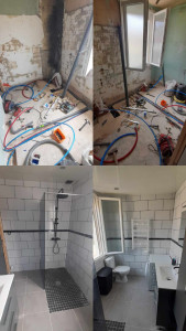 Photo de galerie - Aménagement d'une salle de bain de a à z