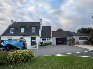 Photo de galerie - Hydrofuge toiture fibro ciment 