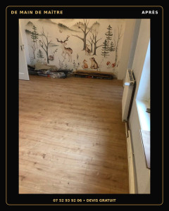 Photo de galerie - Pose de parquet - Revêtement de sol