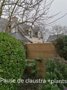 Photo de galerie - Pause de claustra+plantation 