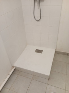 Photo de galerie - Pose receveur douche 