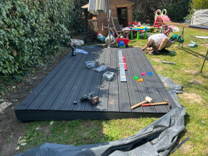 Photo de galerie - Création  d’une terrasse