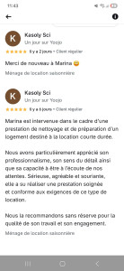 Photo de galerie - Avis d'une cliente ☺️
