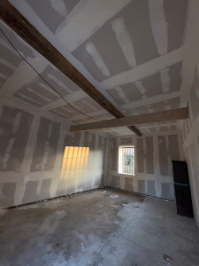 Photo de galerie - Joints réalisés sur grange rénové 