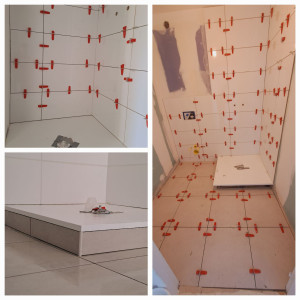 Photo de galerie - Pose de carrelage et faïence murale salle de bain