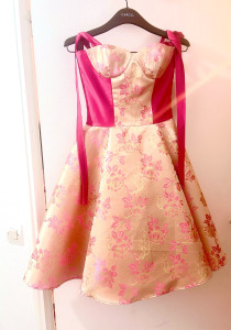 Photo de galerie - Robe cocktail cousu par moi même, cliente satisfaite 