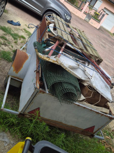 Photo de galerie - évacuation 3 remorque déchets encombrant 