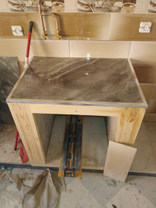 Photo de galerie - Fabrication sur mesure de plan de travail 