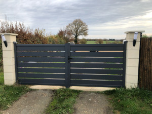 Photo de galerie - Pose portail avec pilier 