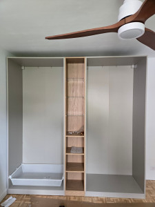 Photo de galerie - Pendant-Montage d'une penderie/ Dressing IKEA PAX/FORSAND