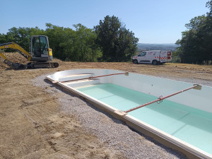 Photo de galerie - Calage 6/10 autour de la piscine 
