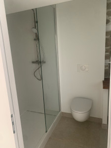 Photo de galerie - Creation salle de bain dans maison de pêcheur 