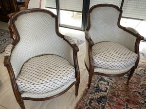 Photo de galerie - Coussins de fauteuils 