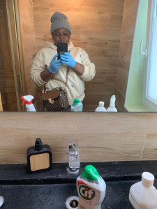 Photo de galerie - Prestation de ménage  chez une de mes
 clientes 