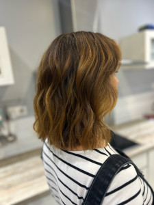 Photo de galerie - Balayage fondu cuivré 