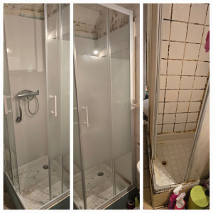 Photo de galerie - Rénovation cabine de douche 