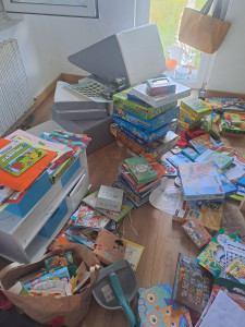 Photo de galerie - Avant.
creation en cours pour salle de jeu enfant 
