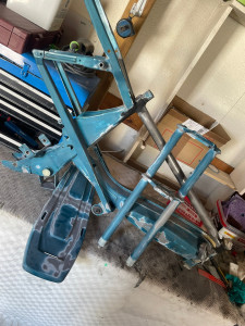 Photo de galerie - Restauration complète pour cette MBK  