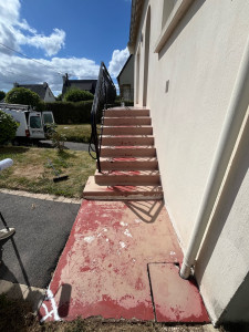 Photo de galerie - Rénovation d’une terrasse et d’un garde corps