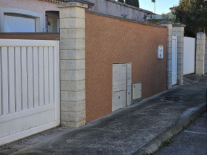 Photo de galerie - C'est un mur en crépis écrasé 
