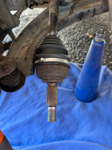 Photo de galerie - Remplacement souffler de cardan clio 3