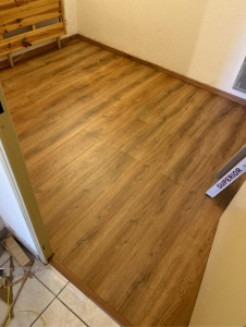 Photo de galerie - Pose parquet flottant 