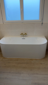 Photo de galerie - Installation d’une baignoire 