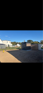 Photo de galerie - Clôture souple & engazonnement 