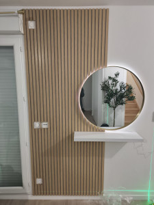 Photo de galerie - Pose des panneaux muraux 