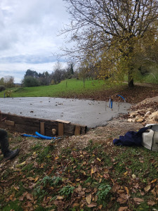 Photo de galerie - Réalisation d'une dalle exterieur 