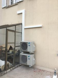 Photo de galerie - 2 pompe à chaleur bi-split 