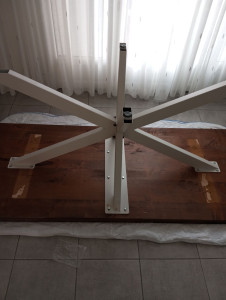 Photo de galerie - Montage table table bois massif 