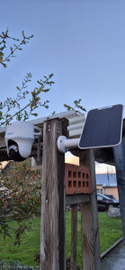 Photo de galerie - Installation caméra solaire 