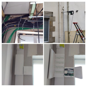 Photo de galerie - Création de toute l'électricité de la maison et du réseau communication.