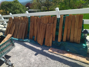 Photo de galerie - 2 ème couche lasure 