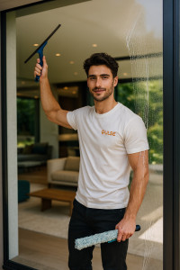 Photo de galerie - Nettoyage de vitre