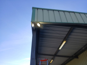 Photo de galerie - Installation électrique et installation spots à LED pour éclairage extérieur 