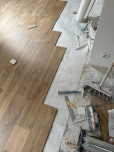 Photo de galerie - Pose de parquet - Revêtement de sol