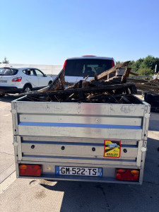 Photo de galerie - Évacuation de déchets (bois)