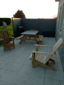 Photo de galerie - Meubles de jardin sur mesure 
