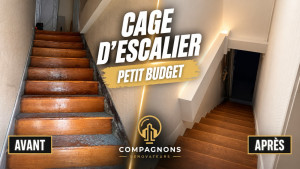 Photo de galerie - Rénovation cage d’escalier 
