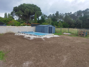 Photo de galerie - Terrassement autour d'une piscine 