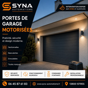 Photo de galerie - Porte de garage automatique